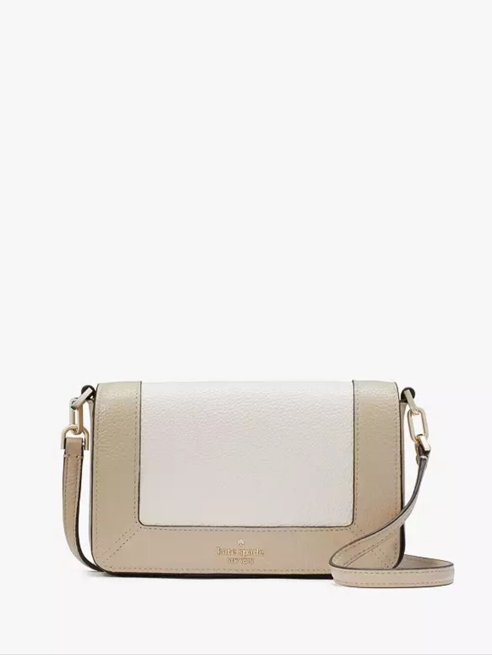Kate Spade Lena Colorblock Mini Flap Crossbody Pebbled Leather NWT
